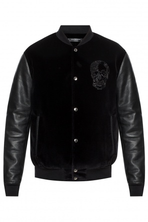 Skull motif bomber jacket, zdjęcie 1 Skull motif bomber jacket od Alexander McQueen